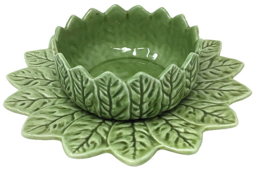 Bordallo pinheiro cabbage leaf - cabbage,