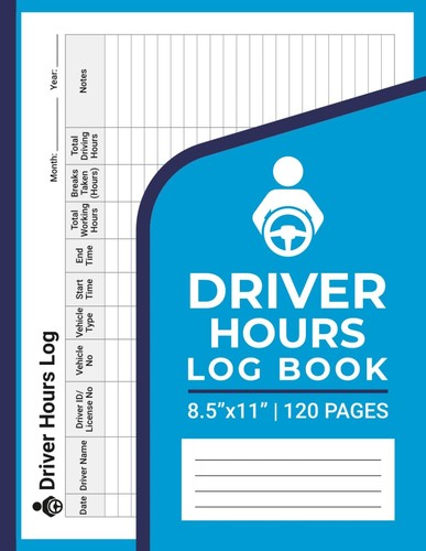 Driver hours log book track - hours, book: