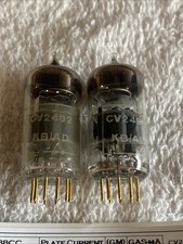 2x E88CC CV2492 Gold Pin Valve