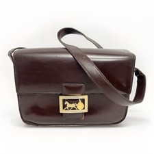 Vintage Celine Burgundy Sulky