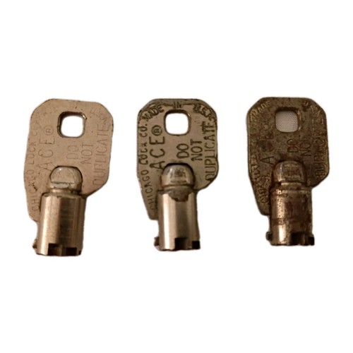 Vintage pair ace chicago lock - pair,