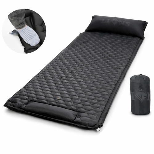 Self inflating sleeping mat - self,