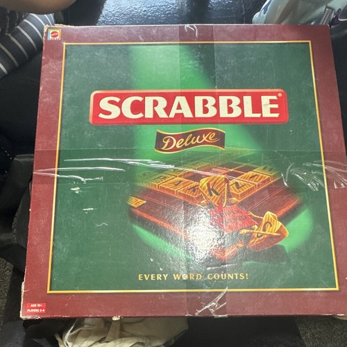 Mattel scrabble deluxe - scrabble,