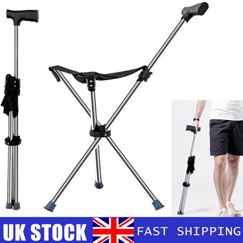 2in1 folding walking stick - walking,