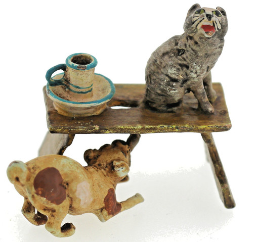 Vienna bronze dog and - vienna, "dog