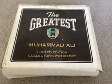 Muhammad Ali Limited Edition Collectors Watch 1436/7500 (Case is broken)