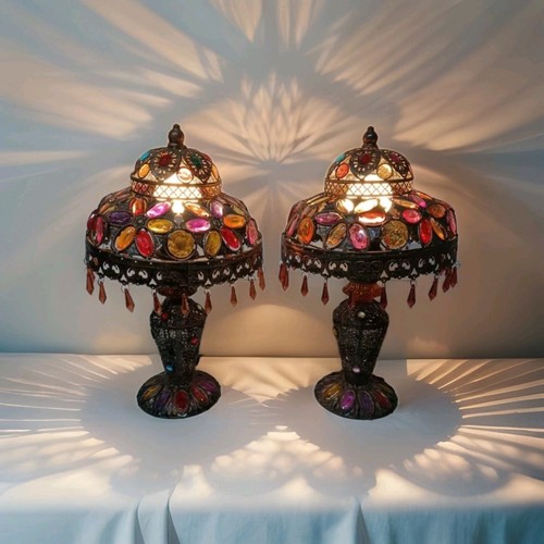 Pair tiffany style - style, moroccan