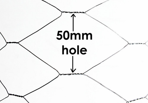 Galvanised chicken wire mesh - galvanised,
