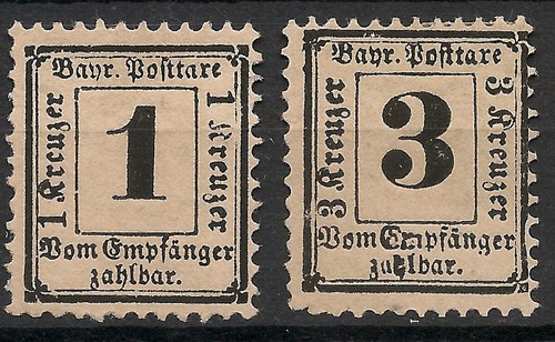Bavaria stamps 1870 postage - stamps,