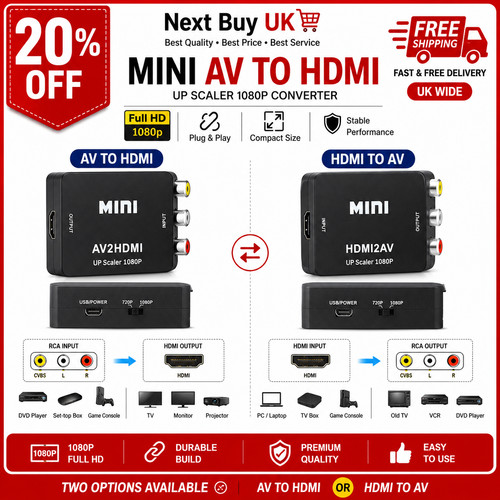 Hdmi 1080p rca cvbs - to,