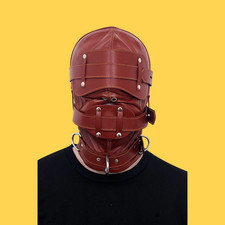 Genuine Leather Gimp Mask