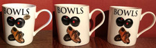 3 x BOWLS FINE BONE CHINA MUGS