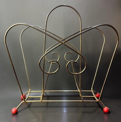 Atomic wire magazine rack - wire,
