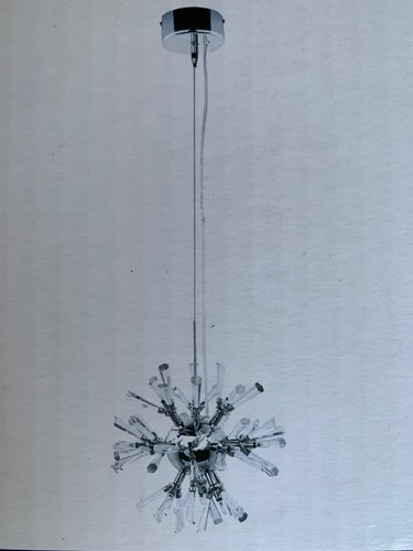 Sputnik ceiling light chrome