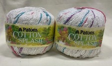 2x Patons Cotton Splash Yarn