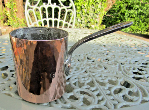 Antique copper pan pot - copper,
