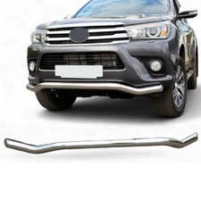 Chrome Spoiler Bar Rhino Style Front A Bar Nudge Bar For Toyota Hilux 2016-2019