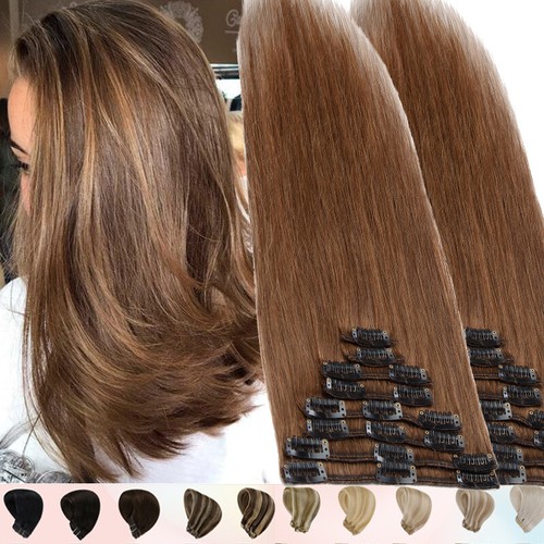 Clip human hair extensions - clip,