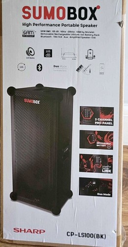 Sharp sumobox portable speaker - sharp,