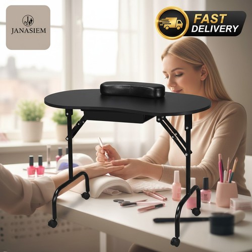 Foldable black manicure - black,