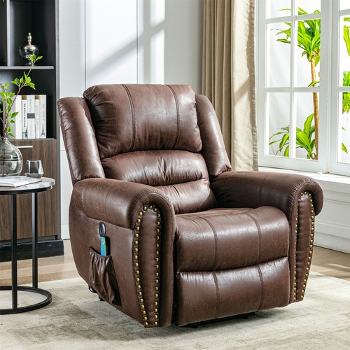 Luxury leather power lift - leather,