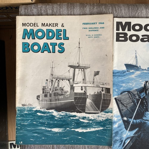 Vintage model boats magazines - model,
