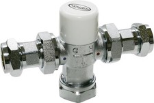 Tower Thermostatic Mixing Valve 22mm Compression TMV Shower Water Blending Valve
