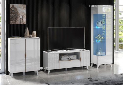 Unit white high - high, gloss