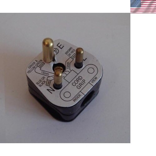 Amp black round pin plug - 5,