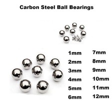 1mm-12mm Catapult / Slingshot Carbon Steel Ball Bearings Choose Quantity