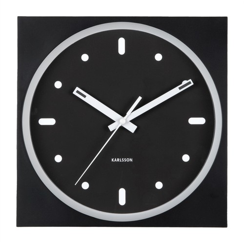 Square wall clock karlsson - square,