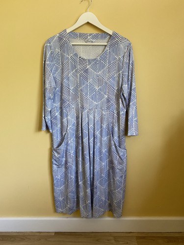 David nieper blue geometric - nieper,