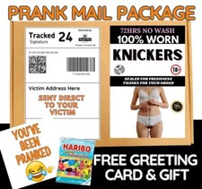 Prank Funny Post - Send Direct To Friends- Adult Prank Worn Knickers