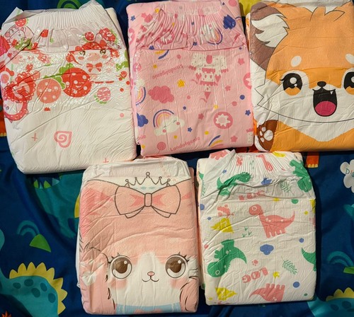 Abdl medium napppies set - medium,