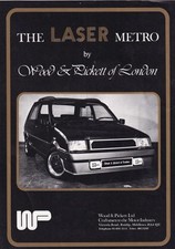 AUSTIN MINI METRO LASER, THE LASER METRO BY WOOD & PICKETT OF LONDON BROCHURE