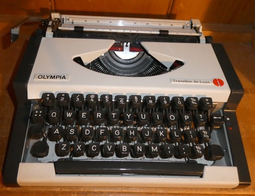 Vintage typewriter olympia - vintage,