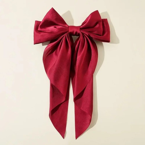 French big bow hair - french, clip