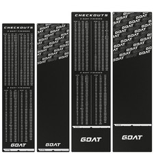 GOAT Darts Mat Size Options Checkout Table Logo 60cm 80cm Floor Protection