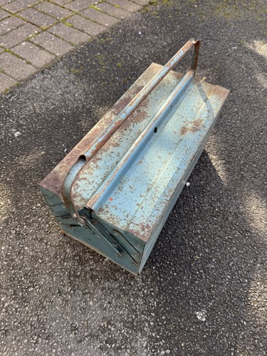 Vintage blue cantilever metal - vintage,