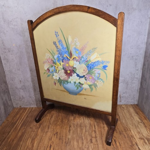 Vintage arched top wooden - top, fire