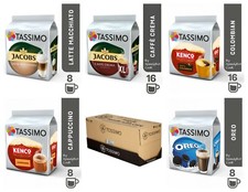 TASSIMO Jacobs Kenco Variety Box TDiscs Coffee Latte Cappuccino Cadbury 56 Pack