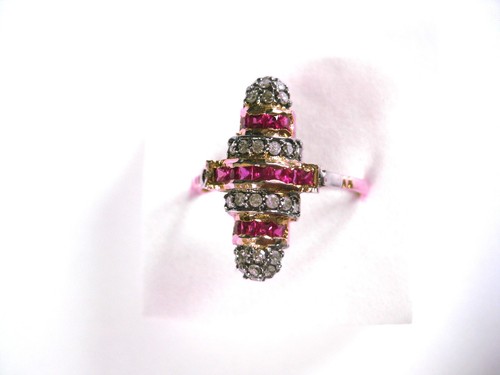Art deco gold - 585, with