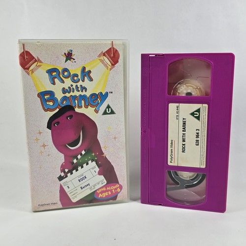Rock with barney vhs video - rock,