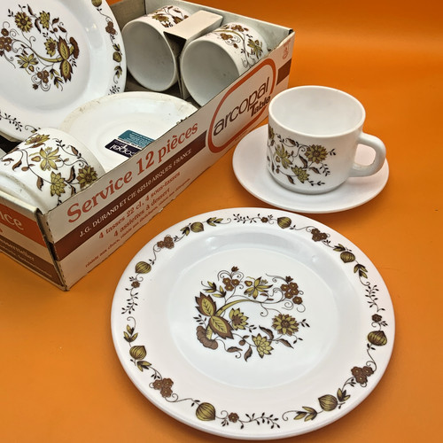 Vintage arcopal pce tea - arcopal, set