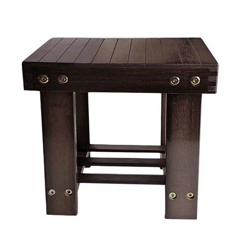 Bamboo small step stool seat - bamboo,
