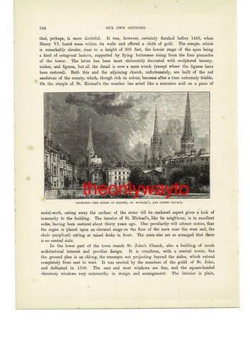 Coventry church spires - coventry,,