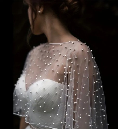 Embellished sheer tulle - sheer,