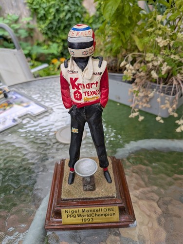 Handmade clay nigel mansell - clay,