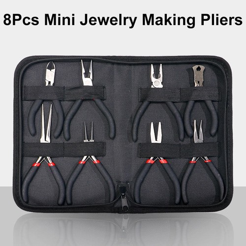 8pc mini jewelry making pliers - mini,