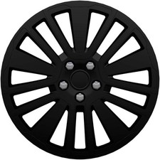 15" Wheel Trims For Seat Altea XL Covers Hub Caps Jet Black